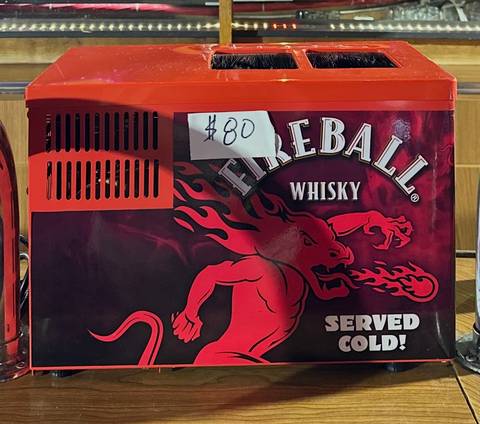 Fireball Whisky chilled shot machine