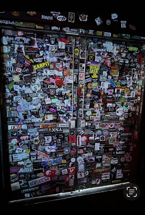 The sticker doors