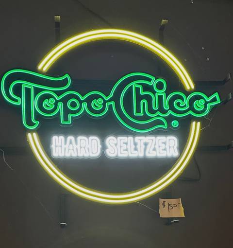 Topo Chico Hard Seltzer LED sign